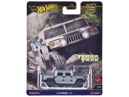Hummer H1 Pickup Truck Gray Metallic "Terra Trek" Series Diecast Model Car by Hot Wheels  free shipping USA