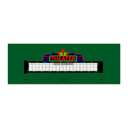 Miller Engineering 1182 Ho/N Theater Sign