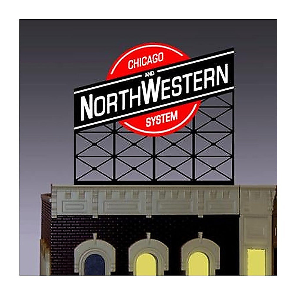 Miller Engineering 440202 Ho/N Chicgo Northwestern Sign