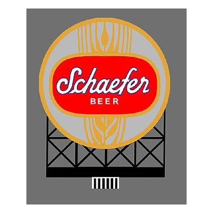 Miller Engineering 441302 HO/N Scale Schaefer Beer Billboard