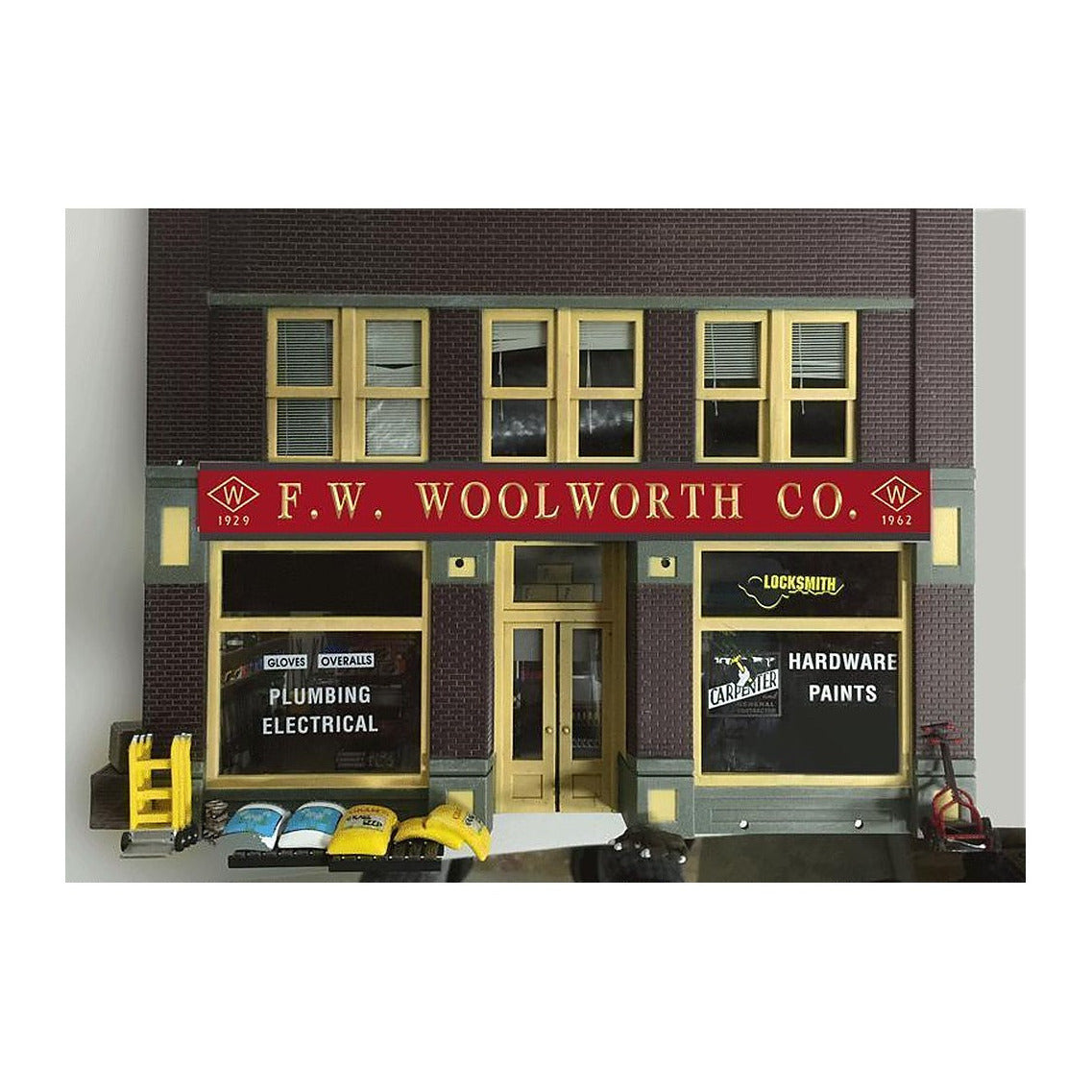 Miller Engineering 442002 Ho/N F.W.Woolworth Sign