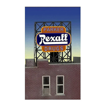 Miller Engineering 8820 O/Ho Rexall Window Sign