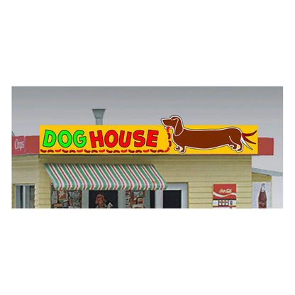Miller Engineering 882451 0/Ho Dog House Sign