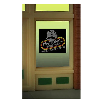Miller Engineering 8845 Natty Boh Beer Window Sign