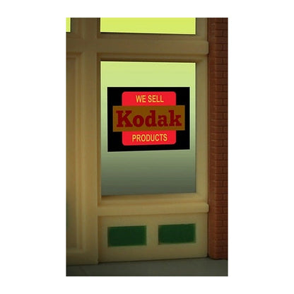 Miller Engineering 8875 O/Ho Kodak Window Sign
