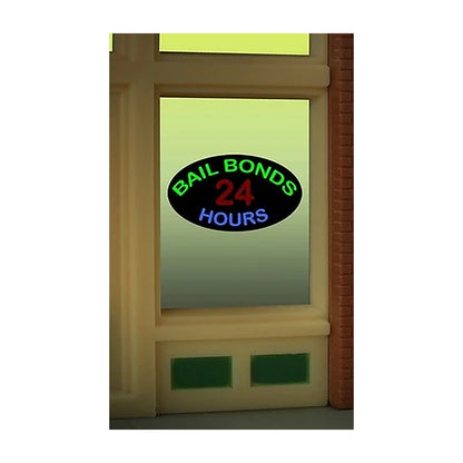 Miller Engineering 8880 O/Ho Bail Bonds Window Sign
