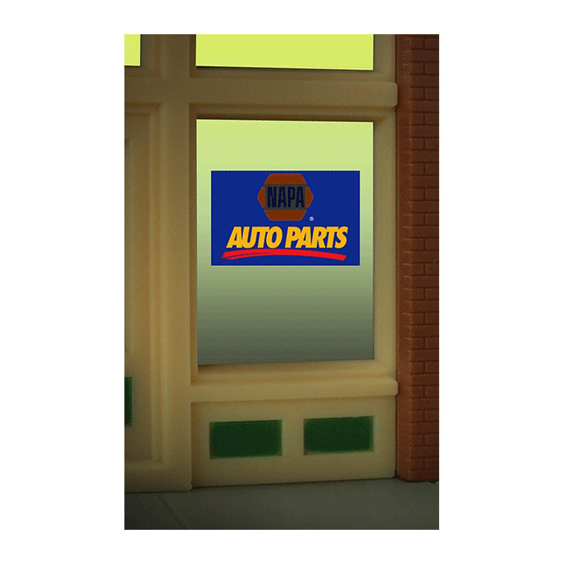 Miller Engineering 8895 O/HO Napa Miniature Window Sign - Illuminated