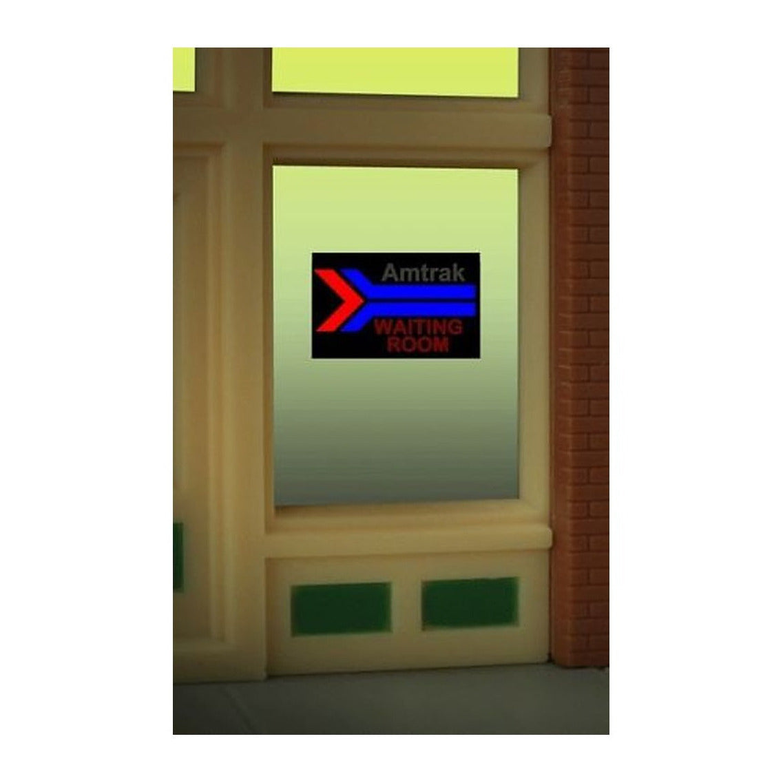 Miller Engineering 8900 O/Ho Amtrak Window Sign