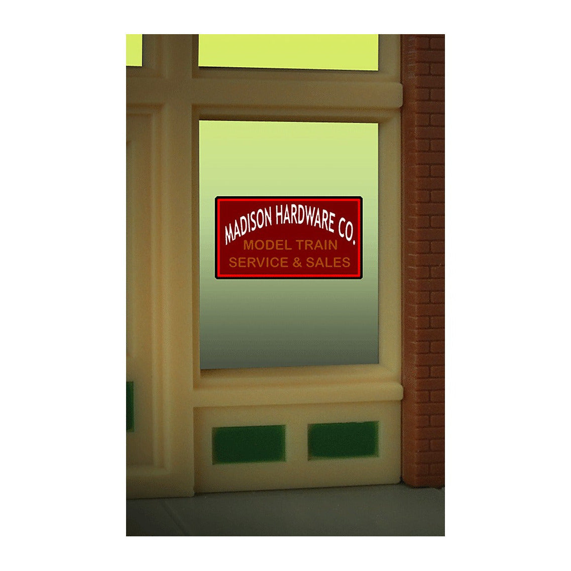 Miller Engineering 8920 O/Ho Madison Hardware Window Sign