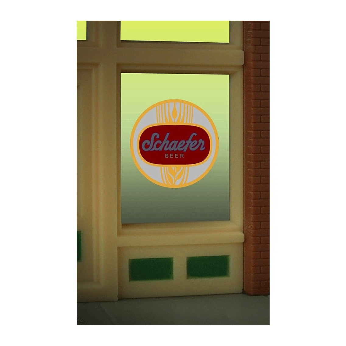 Miller Engineering 8925 Schaefer Beer Window Sign
