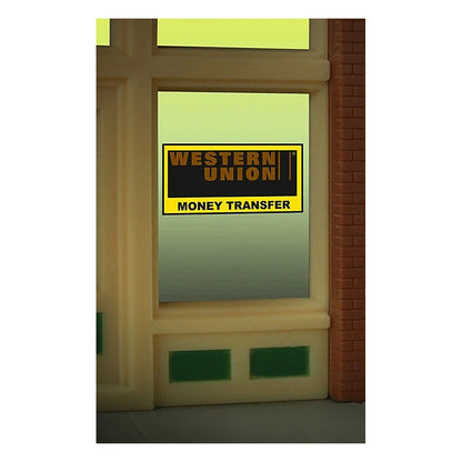 Miller Engineering 8940 O/Ho Western Union Window Sign