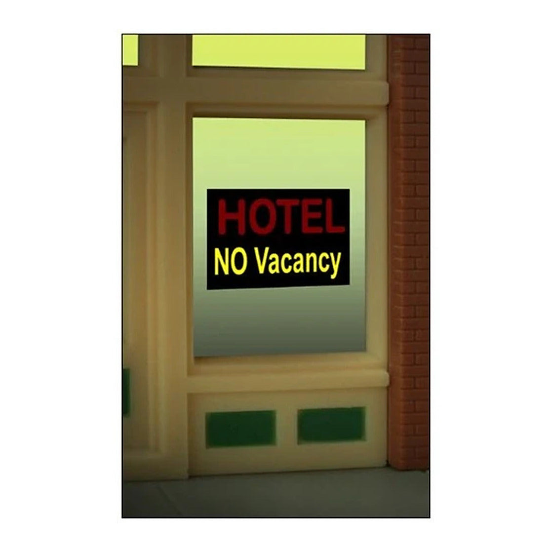 Miller Engineering 8990 Hotel Window Sign