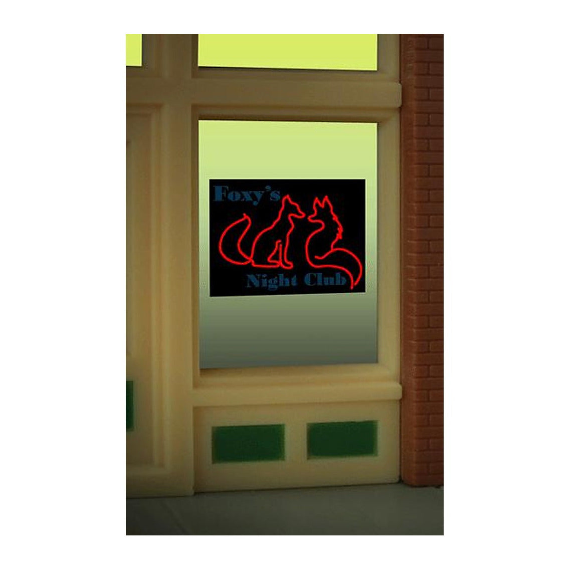 Miller Engineering 9010 Ho/N Foxy'S Window Sign