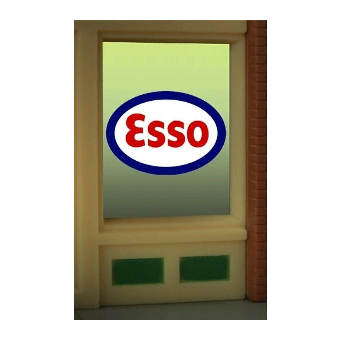 Miller Engineering 9030 Ho/N Esso Window Sign