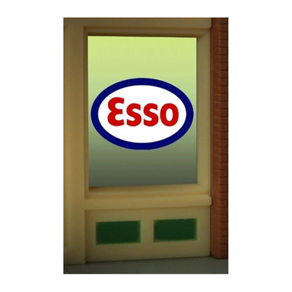 Miller Engineering 9030 Ho/N Esso Window Sign