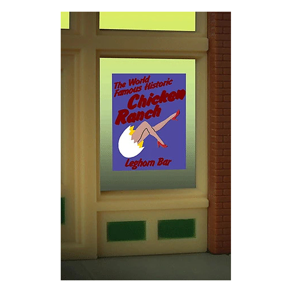 Miller Engineering 9050 Ho/O Chicken Ranch Win Sign