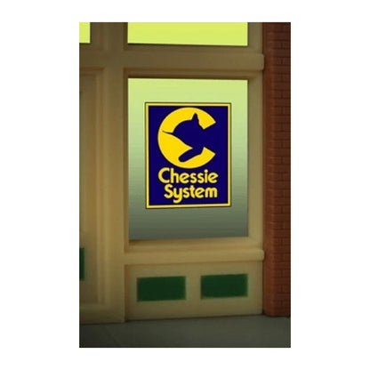 Miller Engineering 9070 Ho/O Chessie System Windo Sign
