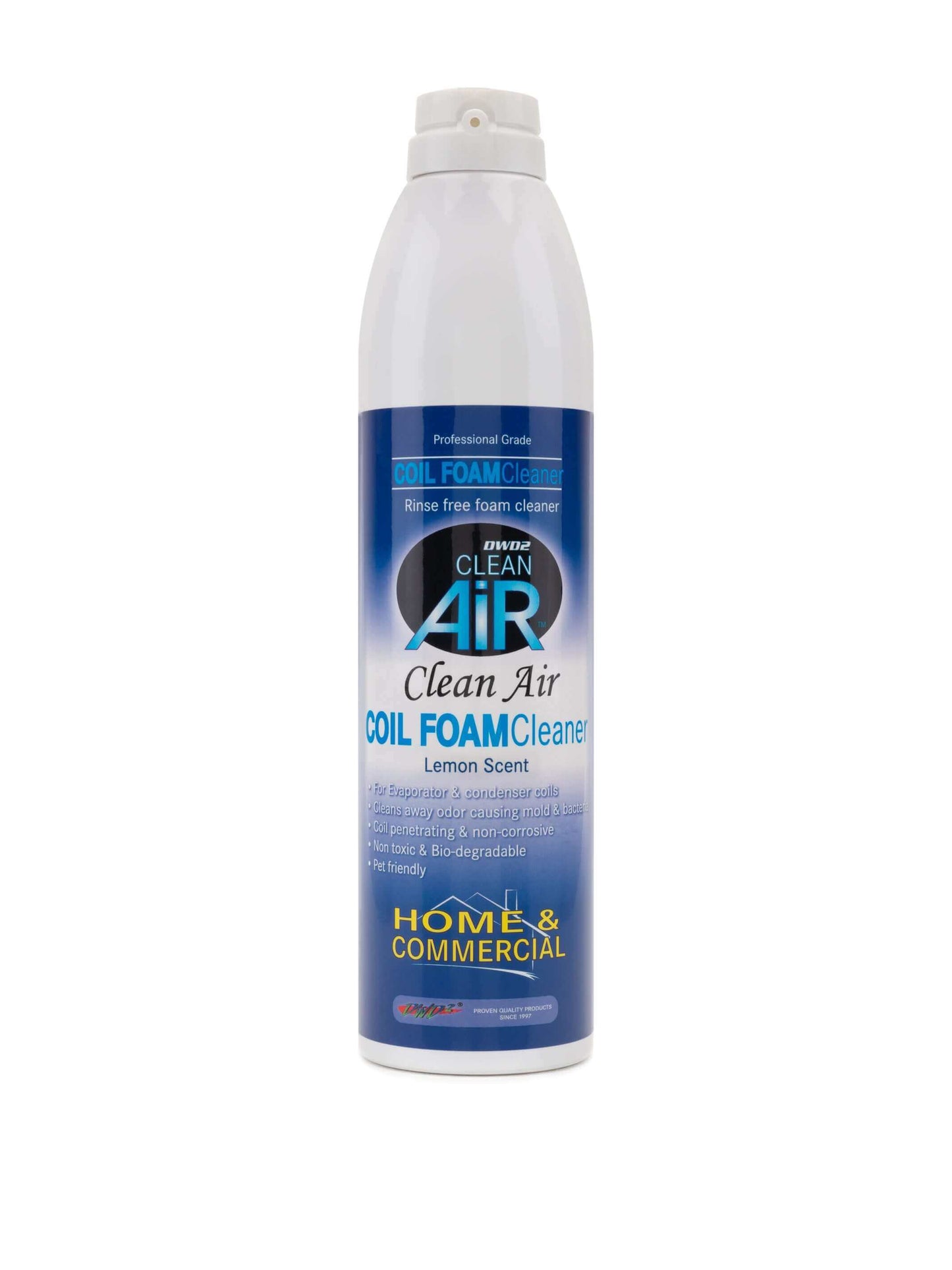 DWD2 Clean Air® Foaming Coil Cleaner Home & Commercial self-rinsing by The DWD2 System, Inc.