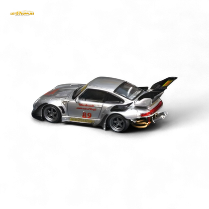 Street Weapon Porsche RWB 993 Double Exhaust Heavenly Livery Higher Tail 1:64