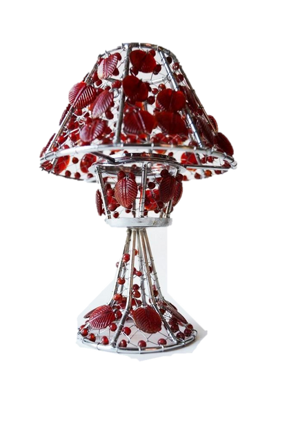 Handmade colored glass Tea Light candle holder by OMSutra