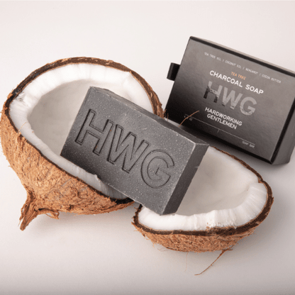 Hardworking Gentlemen Tea Tree Charcoal Soap by The Olde Soul