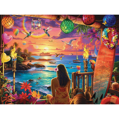 Hawaiian Oasis 1000 Piece Jigsaw Puzzle Springbok