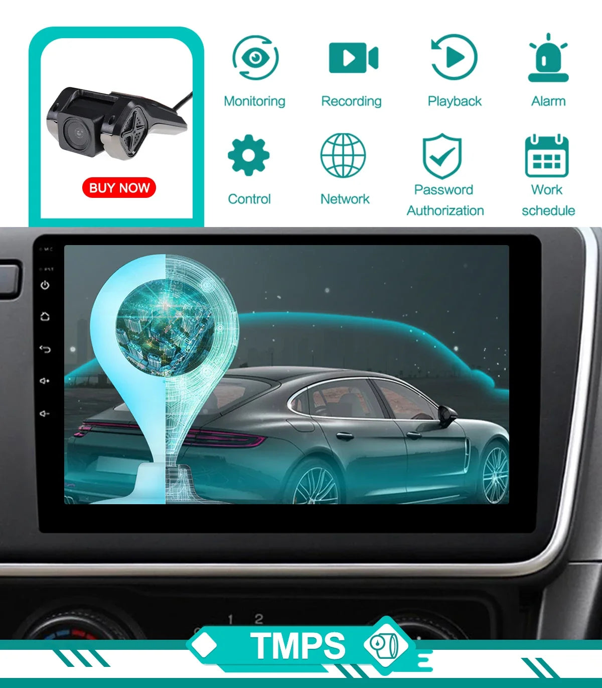 9 Inch Android Car Radio For Ferrari California 2009-2018 Navigation GPS Original Car Functions Auto Accessoires WIFI Carplay