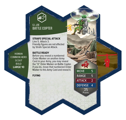 Heroscape: G.I. Joe - Greenshirts & Battle Copter Common Army Expansion