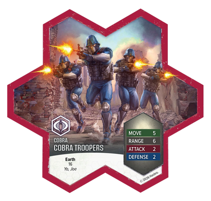 Heroscape: G.I. Joe - COBRA Troopers & COBRA Flight Pod Common Army Expansion