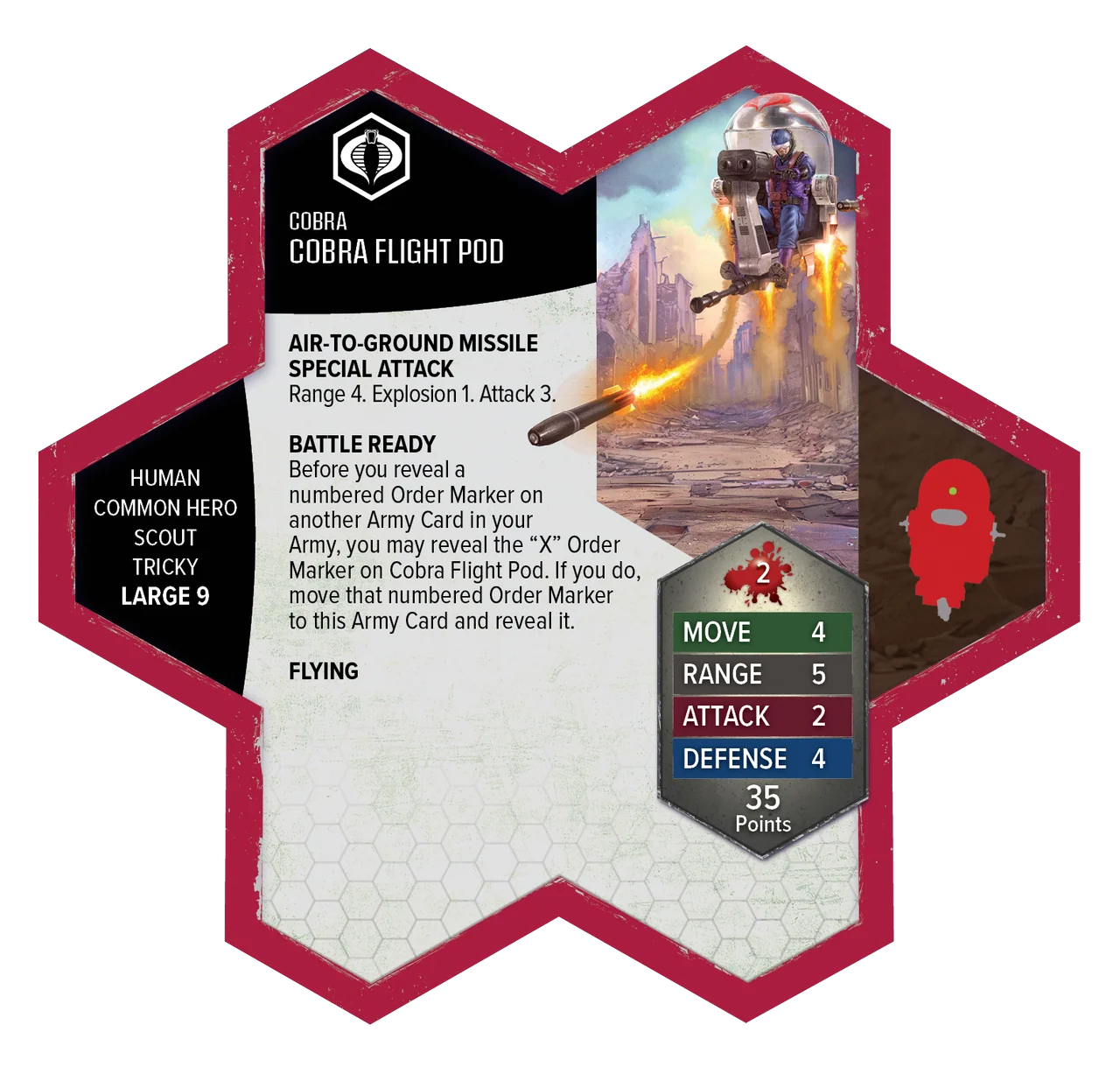 Heroscape: G.I. Joe - COBRA Troopers & COBRA Flight Pod Common Army Expansion