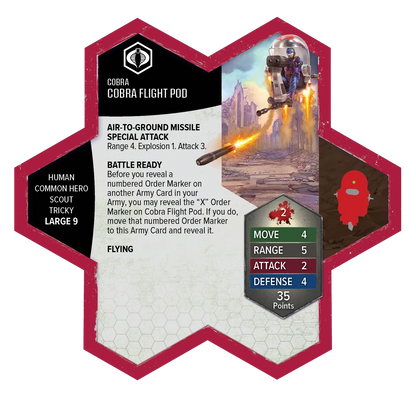 Heroscape: G.I. Joe - COBRA Troopers & COBRA Flight Pod Common Army Expansion