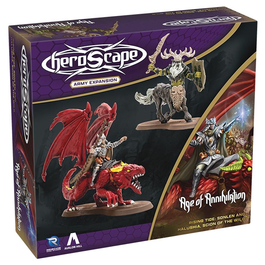 Heroscape: Rising Tide - Sonlen and Halushia, Scion of the Wild Army Expansion
