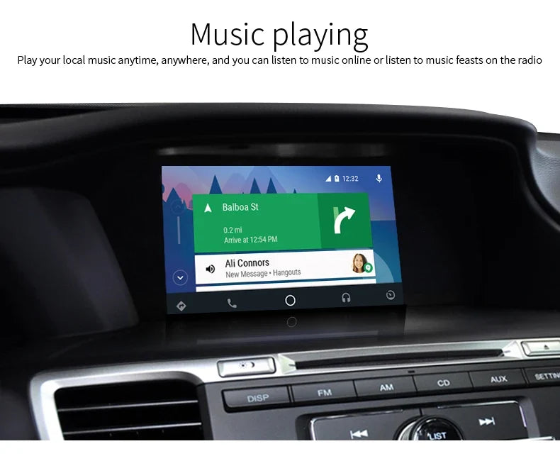Car Media Player For Honda Accord 9 9.5,2013 2014 2015 2016 2017 5G Wireless Carplay Android Auto Bluetooth Phones,  Music