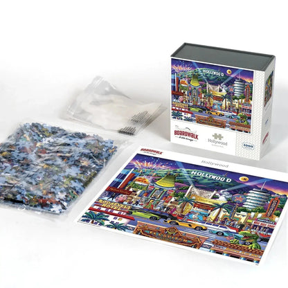 Hollywood Blvd 1000 Piece Jigsaw Puzzle Boardwalk