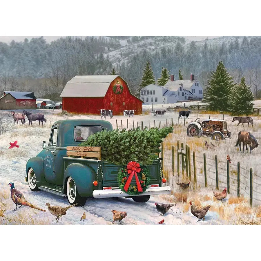 Home for Christmas 1000 Piece Jigsaw Puzzle Cobble Hill