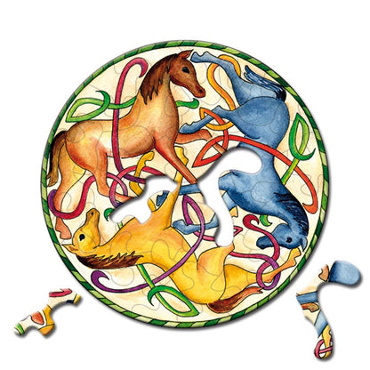 Horses 33 Piece Mini Matchbox Jigsaw Puzzle Curiosi