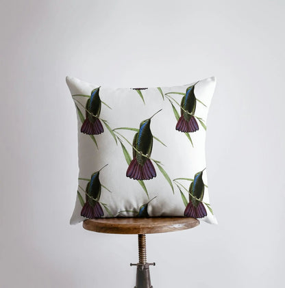 Humming Bird | Pillow Cover | Bird Lover | Pillow | Animal Decor | Home Decor | Room Decor | Farmhouse Decor | Country Decor | Gift for her by UniikPillows