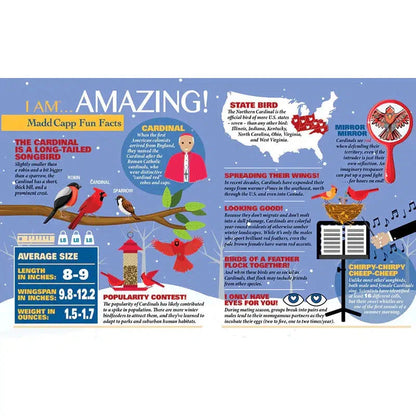 I Am Cardinal 300 Piece Bird Shaped Jigsaw Puzzle Madd Capp