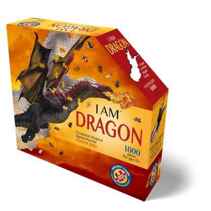 I Am Dragon 1000 Piece Creature Shaped Jigsaw Puzzle Madd Capp