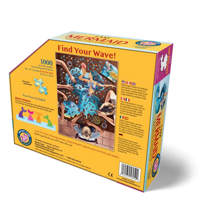 I Am Mermaid 1000 Piece Unique Shaped Jigsaw Puzzle Madd Capp