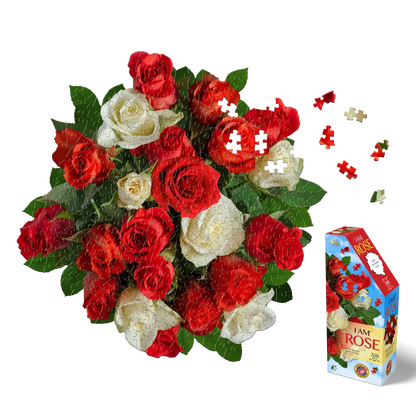 I Am Rose 350 Piece Floral Shaped Jigsaw Puzzle Madd Capp