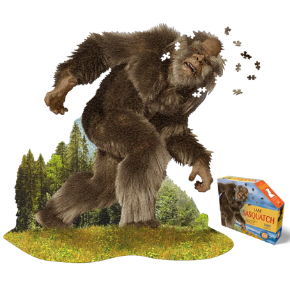 I Am Sasquatch 1000 Piece Creature Shaped Jigsaw Puzzle Madd Capp