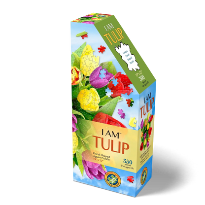 I Am Tulip 350 Piece Floral Shaped Jigsaw Puzzle Madd Capp