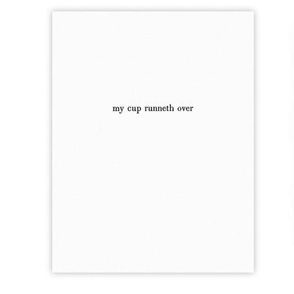 I Like Receiving A Letter Greeting Card Set | Set of 6 Cards and Envelopes in a Cotton Bag by The Bullish Store