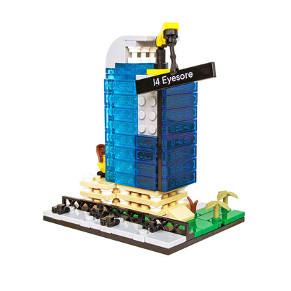 I-4 Eyesore Orlando "Majesty Building" Custom Building Kit - Made Using LEGO® Parts