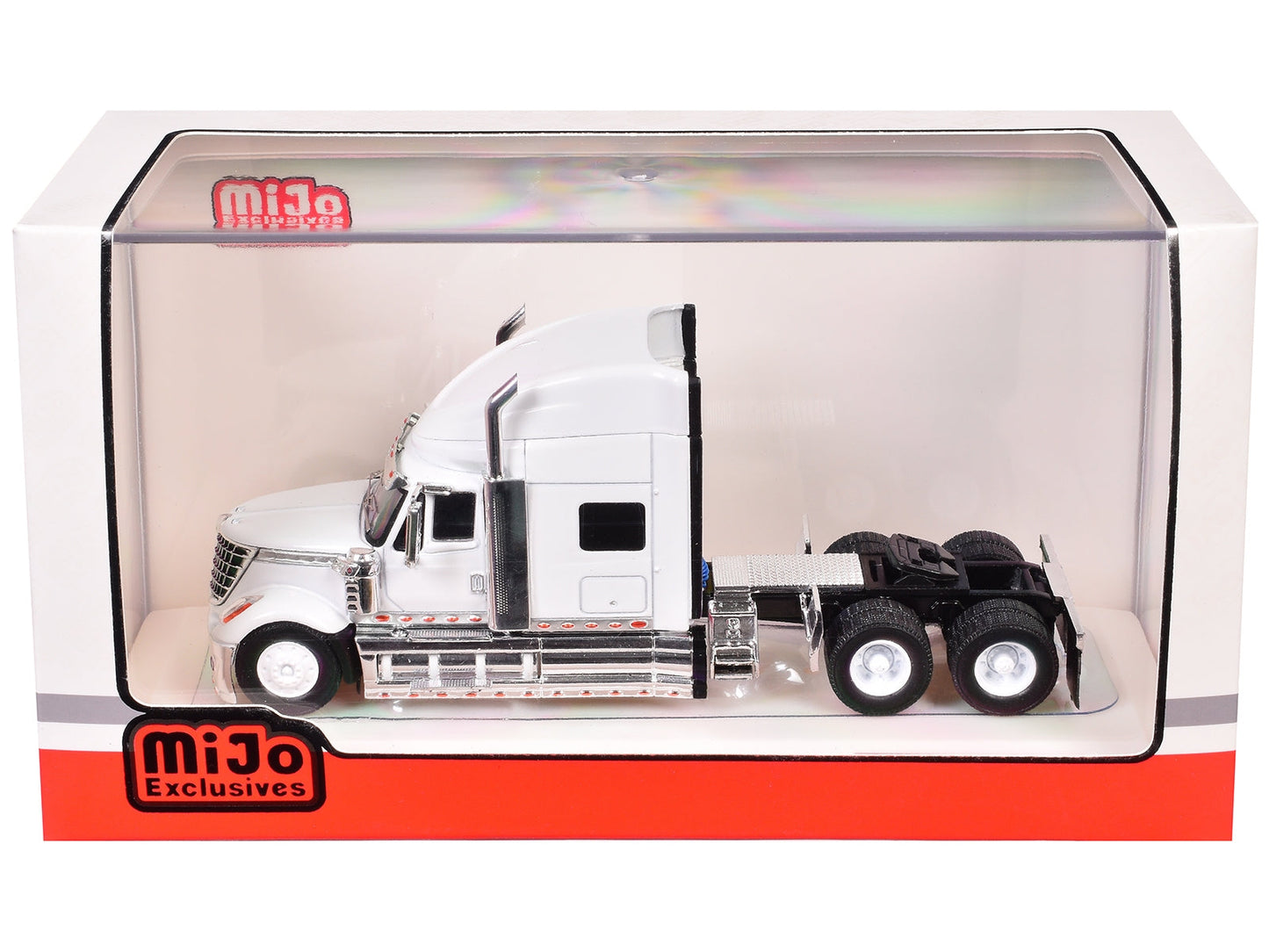 2010 International Lonestar Truck Tractor White 1/64 Diecast Model by IXO Models
