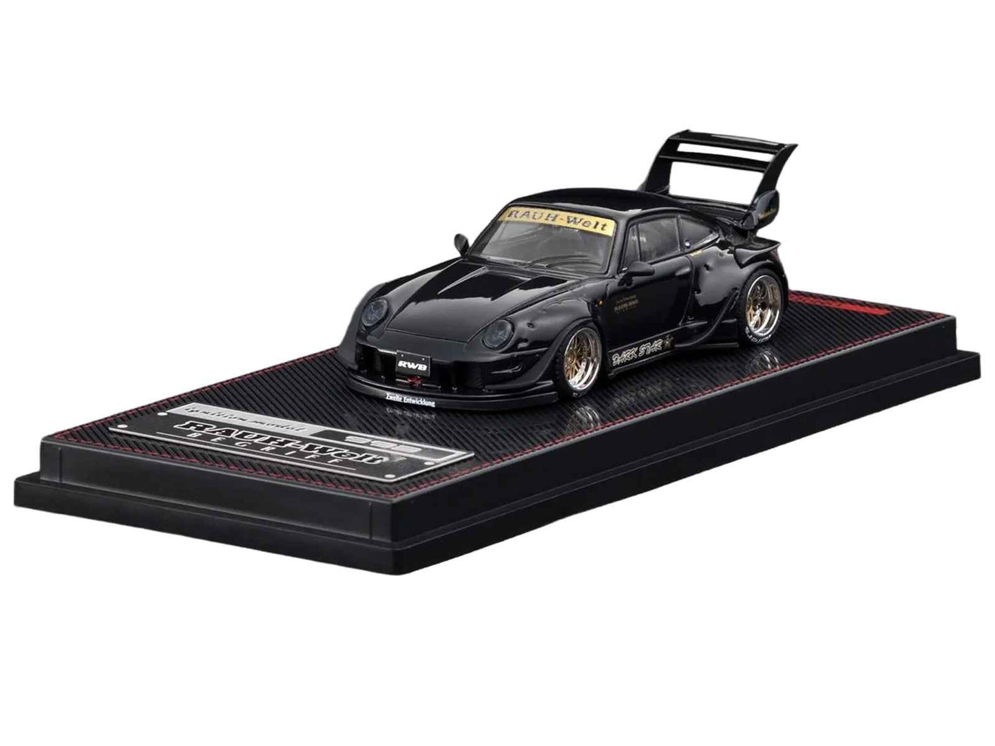 RWB 993 "Dark Star" Black 1/64 Diecast Model Car by Ignition Model
