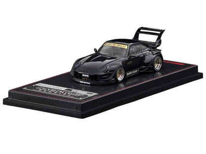 RWB 993 "Dark Star" Black 1/64 Diecast Model Car by Ignition Model