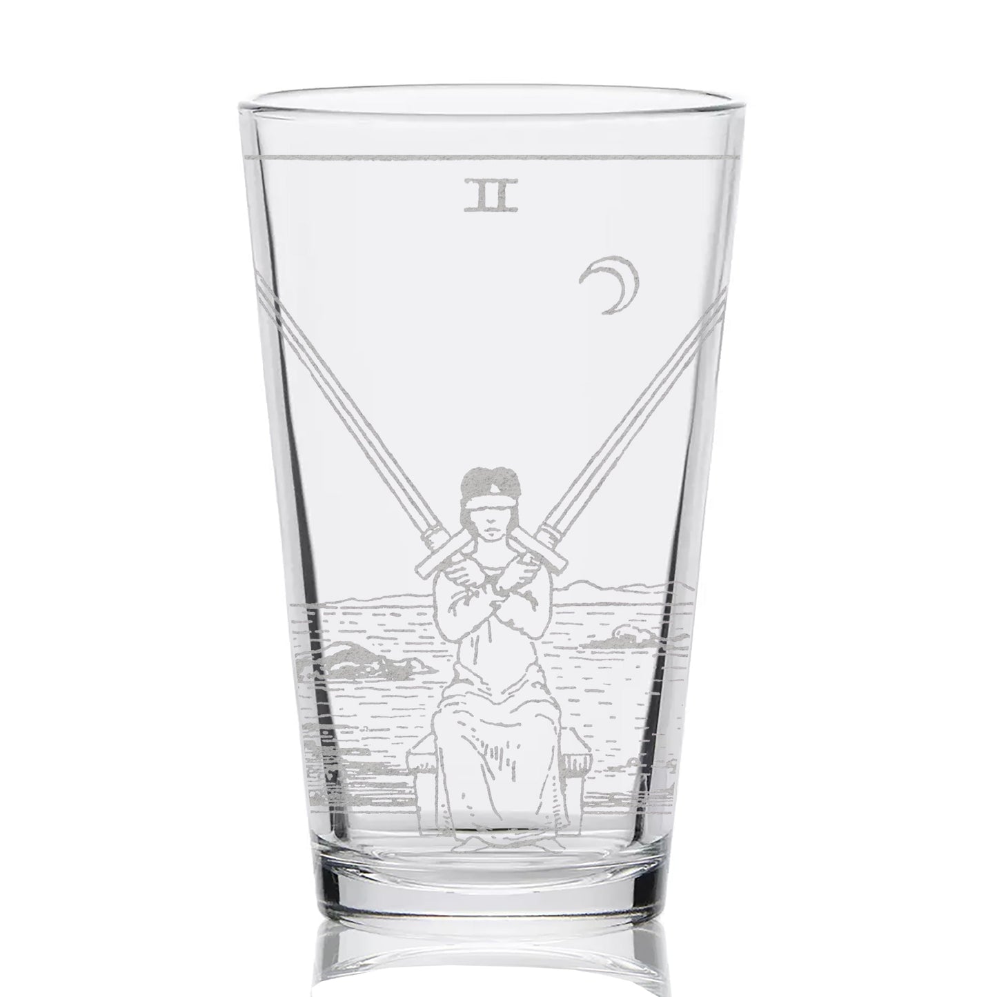 RIDER-WAITE TAROT CARD Pint Glasses by LumEngrave