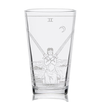 RIDER-WAITE TAROT CARD Pint Glasses by LumEngrave